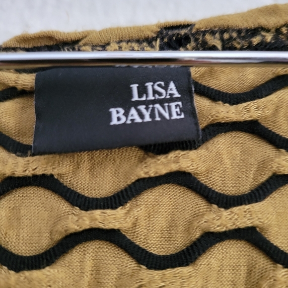 Lisa Bayne Assymetrical Tunic Size Large - Picture 3 of 6